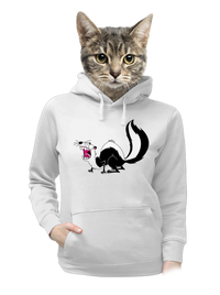 dámska mikina klokanka