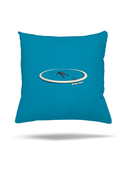Dead in pool vankúš Blue Turquoise