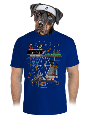 Zahráme si pánske športové tričko Royal Blue Mal