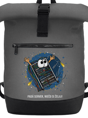 Padá server batoh Grey Marl