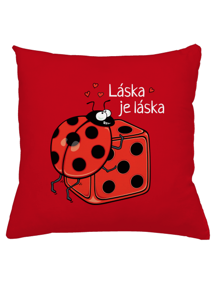 Láska je láska vankúš Red