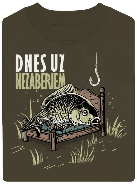 Dnes už nezaberiem unisex mikina bez kapucne Urban Khaki