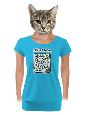 dámske tričko s lemom