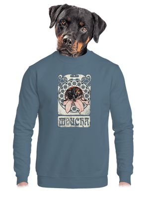 unisex mikina bez kapucne