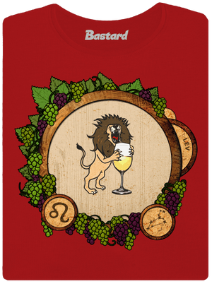 Vínny horoskop: Lev dámske tričko Red Mal