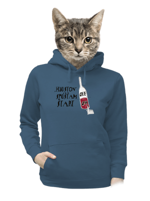 dámska mikina klokanka