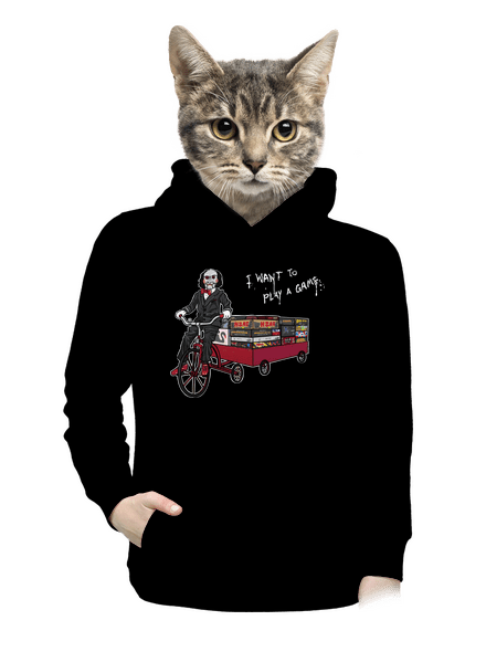 Chcem si zahrať hru dámska mikina klokanka Black