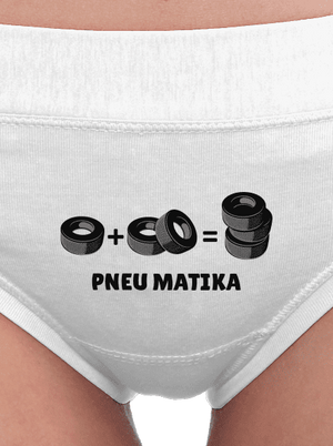 Pneu Matika dámske nohavičky White