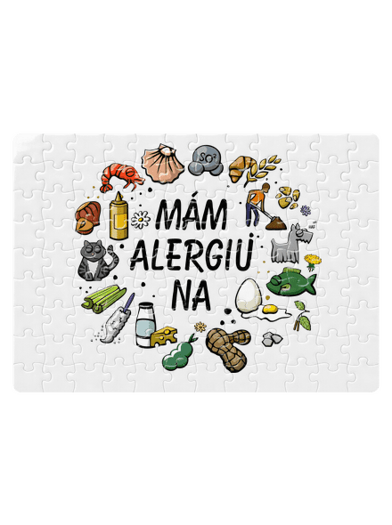 Mám alergiu na... + fix puzzle White