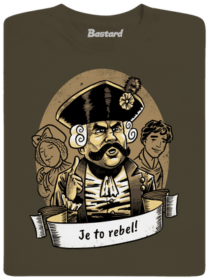 B14: S čerty nejsou žerty pánske tričko Urban Khaki