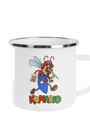 Komario plecháčik White