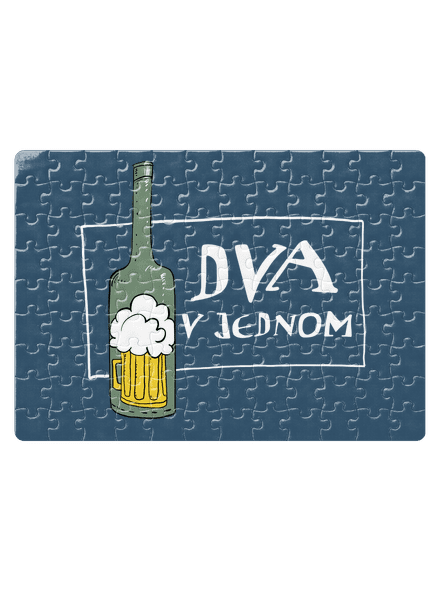 Dva v jednom puzzle White