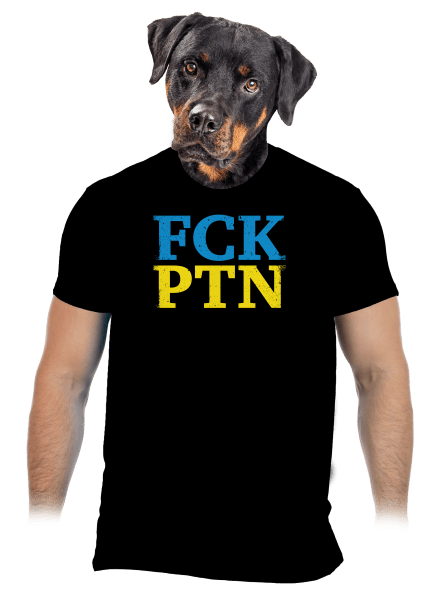 FCK PTN pánske tričko Black