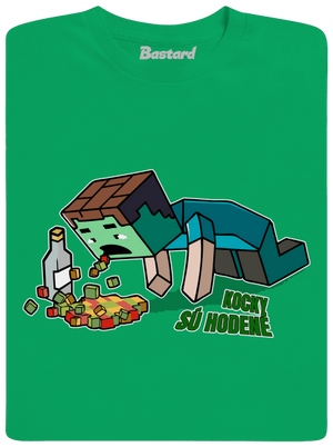 Kocky sú hodené pánske tričko Kelly Green