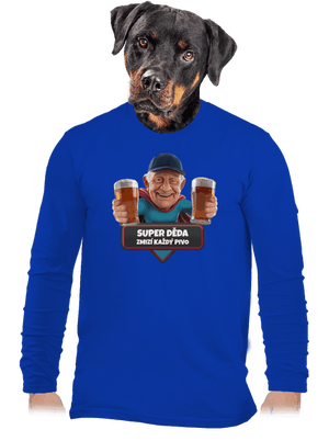 Super dedo pánske dlhý rukáv Royal Blue