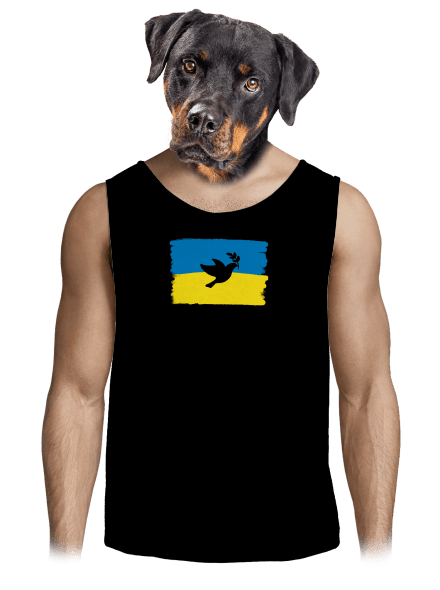 Ukrajina - Holubica pánske tielko Black