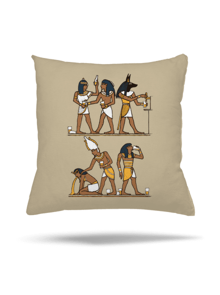 Egyptská párty vankúš Beige