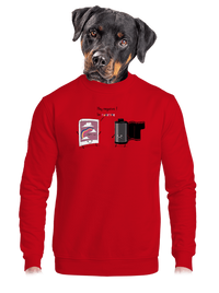 unisex mikina bez kapucne