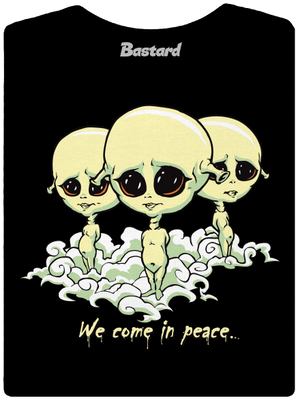 Návštevníci dámske tričko Black