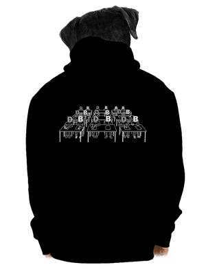 Cimrman: Debil, blbeček pánska mikina na zips Black