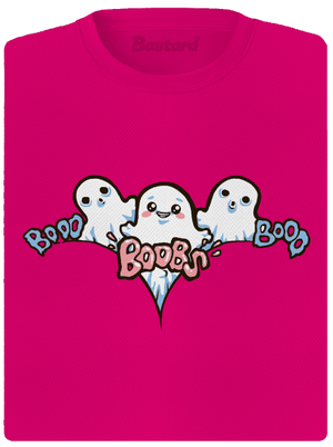 Boobs dámske športové tričko Neon Pink