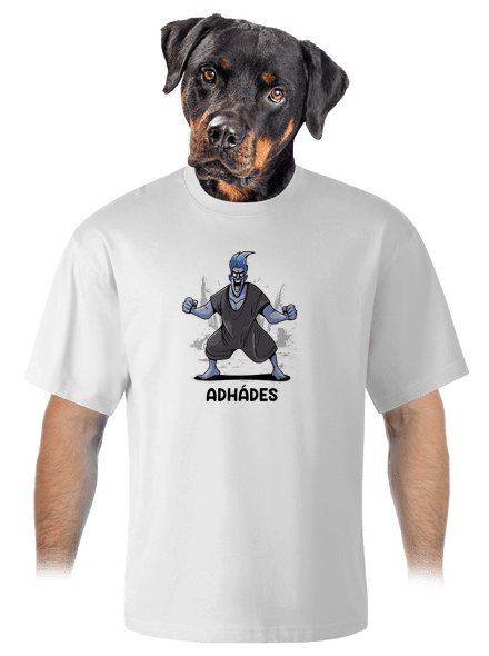 Adhádes unisex tričko oversized White