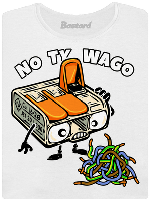 Wago svorka dámske tričko s lemom White