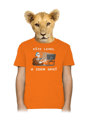 Ešte level detské tričko Orange
