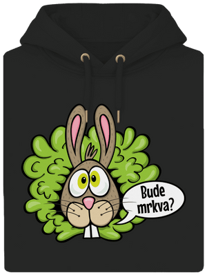 Vitamíny pre zajačikov unisex mikina premium Dark Black