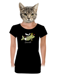 dámske tričko s lemom