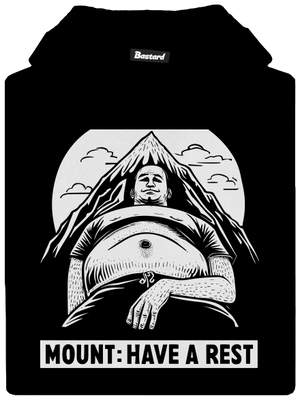 Mount have a rest detská mikina klokanka Black