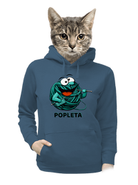 dámska mikina klokanka