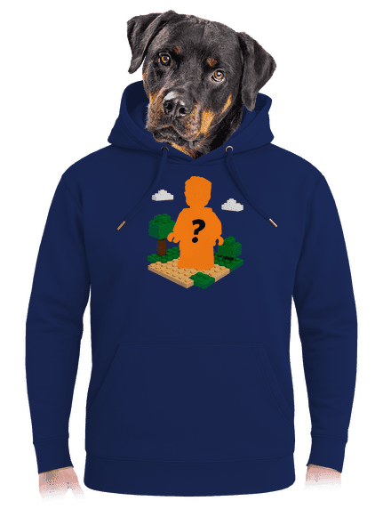 Lego z vlastnej fotky unisex mikina premium Navy