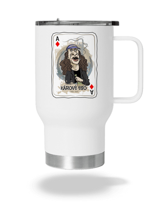 Kárové eso termohrnček White