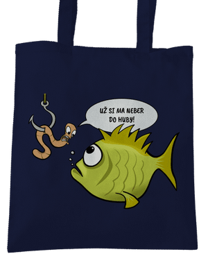 Ryba a dážďovka taška French Navy