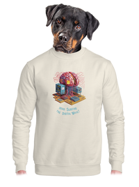 unisex mikina bez kapucne