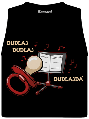 Dudlajdá dámske tielko voľné Black