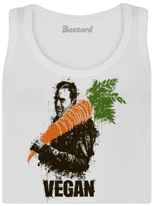 Vegan dámske tielko klasické White