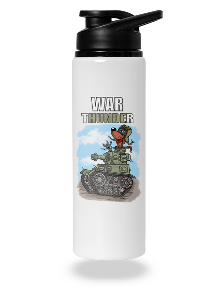 War Hunde flaša na vodu White