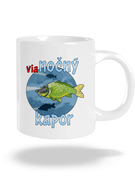 Vianočný kapor veľký hrnček White