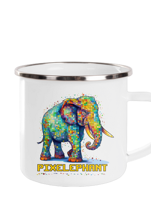 Pixelephant plecháčik White