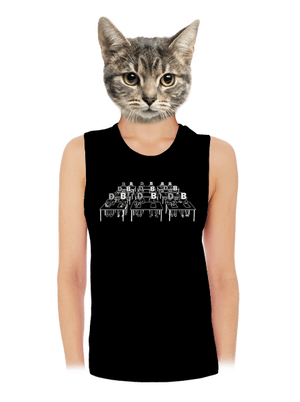 Cimrman: Debil, blbeček dámske tielko voľné Black