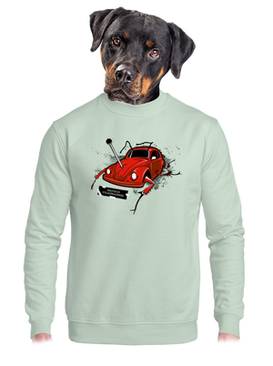 unisex mikina bez kapucne