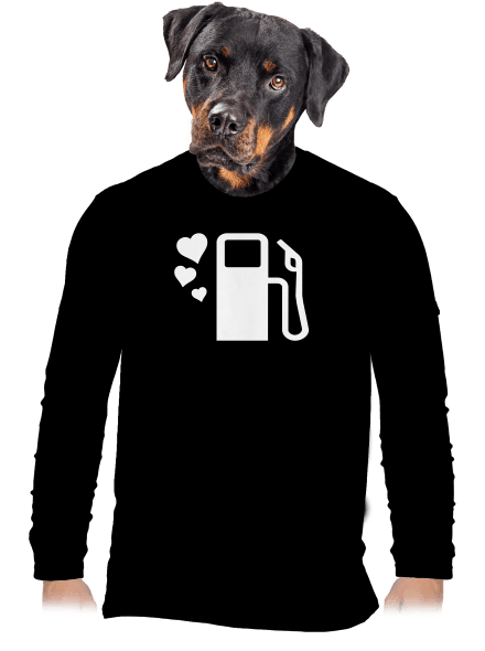 Plnú prosím pánske dlhý rukáv Black