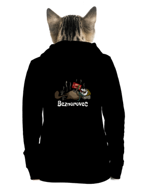 dámska mikina na zips