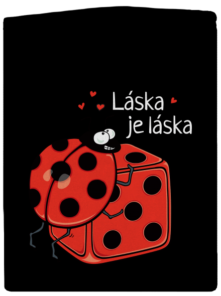 Láska je láska dámska mikina na zips Black