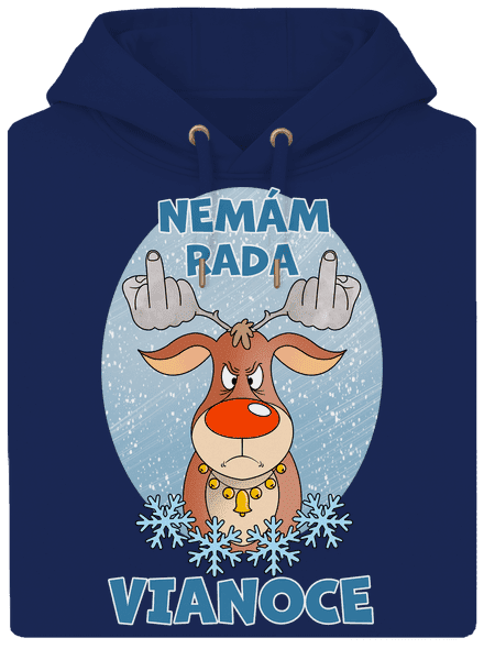 Nemám rád Vianoce unisex mikina premium Navy