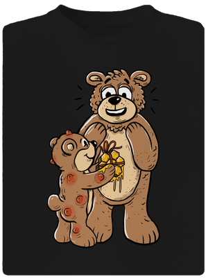 Hrdí rodičia detské športové tričko Black