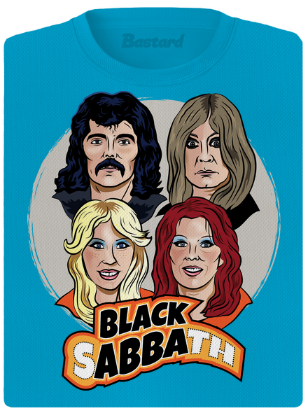 Black Abba dámske športové tričko Blue Atol