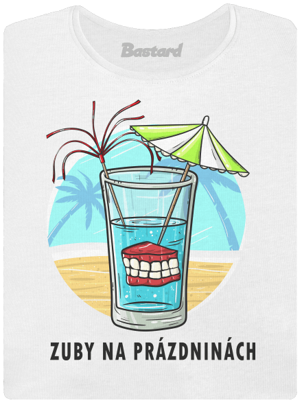 Zuby na prázdninách dámske tričko White